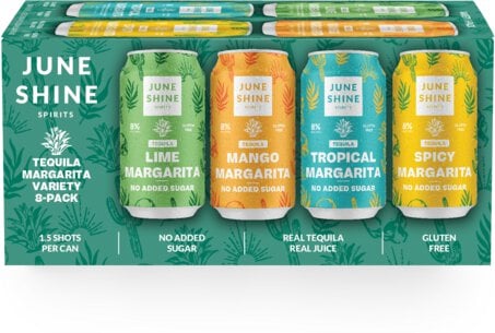 JUNE SHINE SPIRITS MARGARITA SAMPLER 8PK