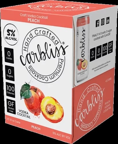 CARBLISS PEACH 4PK
