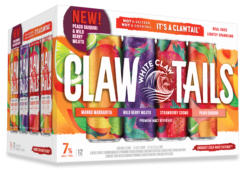 WHITE CLAW SAMPLER CLAW TAILS 12PK
