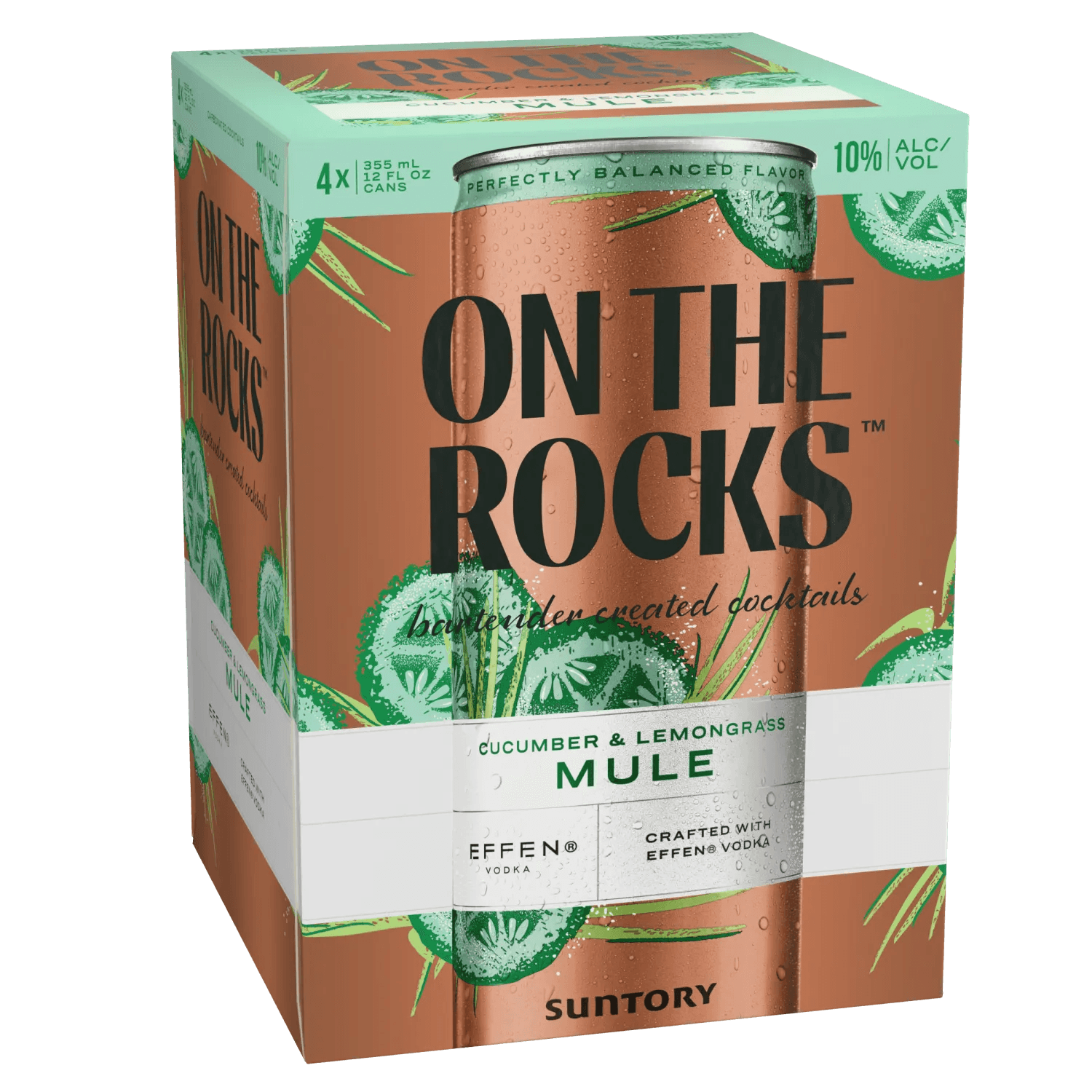 ON THE ROCKS CUCUMBER & LEMON MULE 4PK