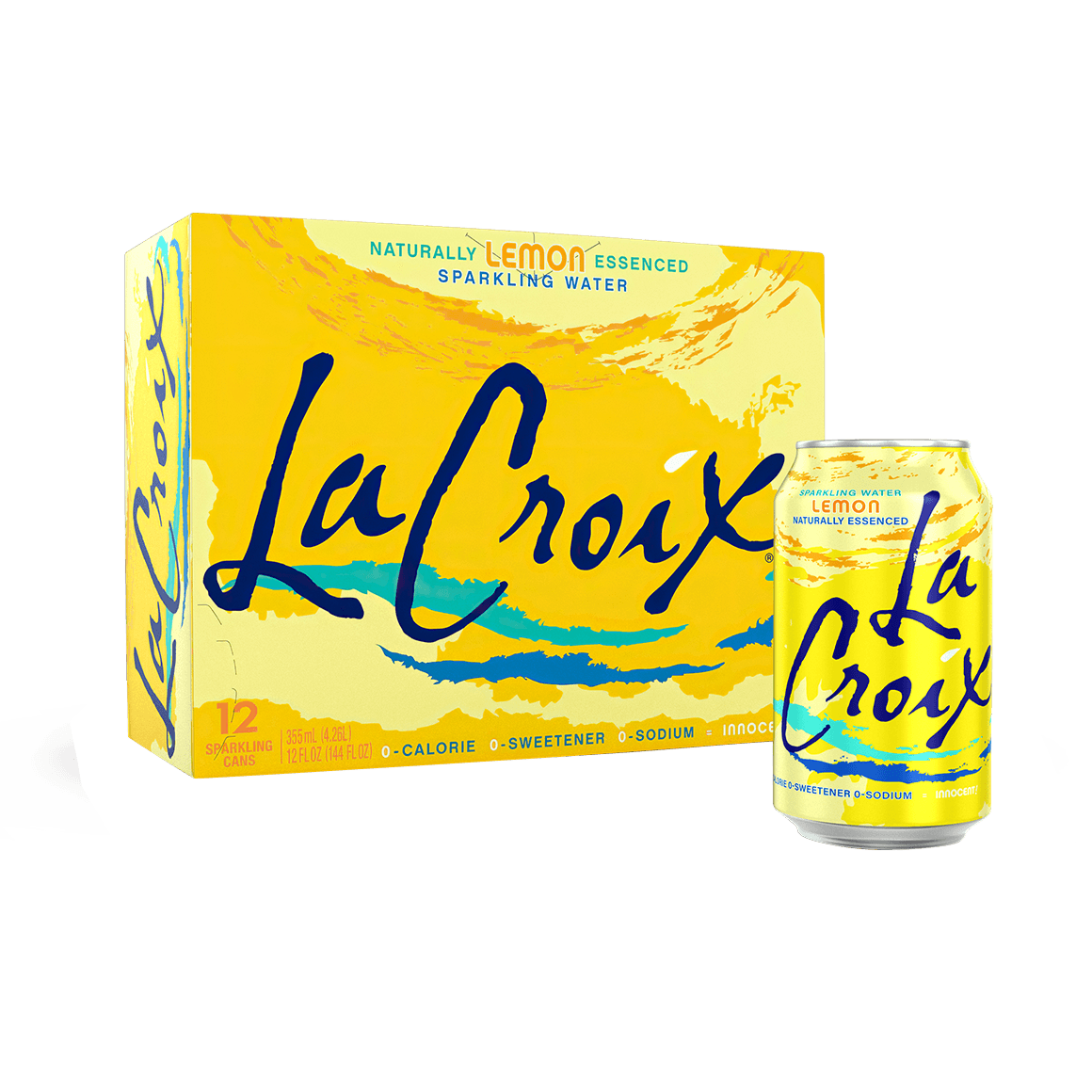 NA-LA CROIX SPARKLING WATER LEMON 12PK