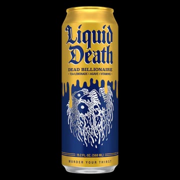 NA-LIQUID DEATH DEAD BILLIONAIRE TEA 19.2OZ