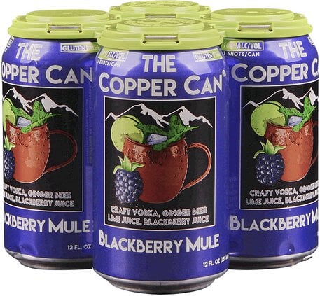 THE COPPER CAN BLACKBERRY MULE 4PK