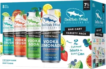 DOGFISH HEAD BAR CART VARIETY PACK 8PK