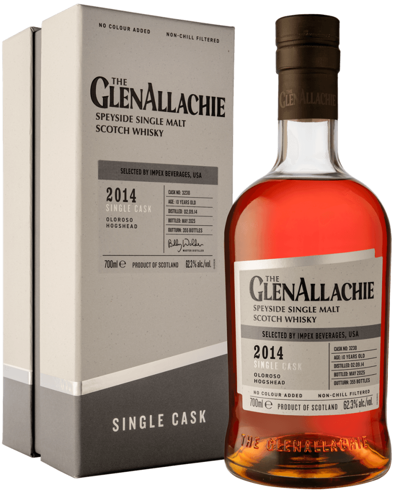 GLENALLACHIE SINGLE CASK 10 YEAR OLOROSO 700ML