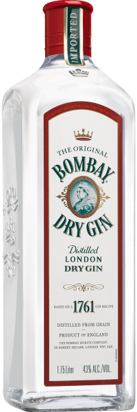 Bombay London Dry Gin 86 PROOF 1.75L