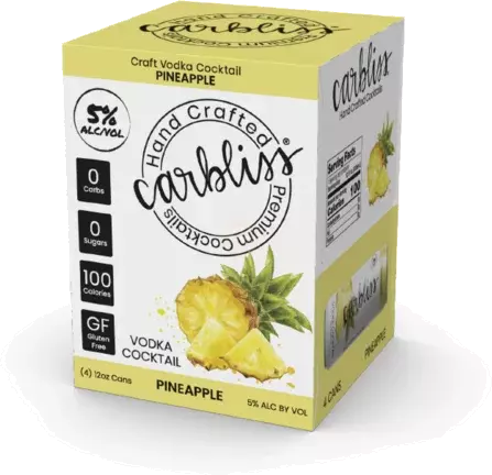CARBLISS PINEAPPLE 4PK