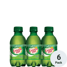 NA-CANADA DRY GINGER ALE 10OZ BTLS 6PK