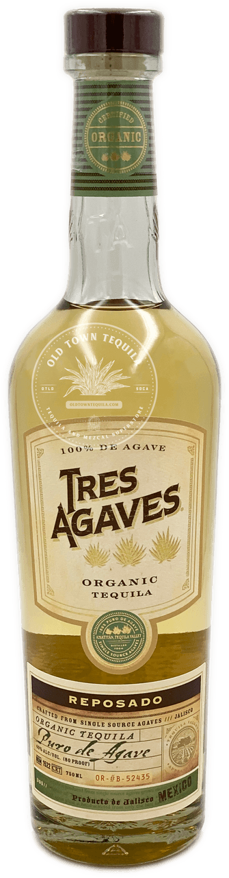 TRES AGAVES TEQUILA REPOSADO 750ML