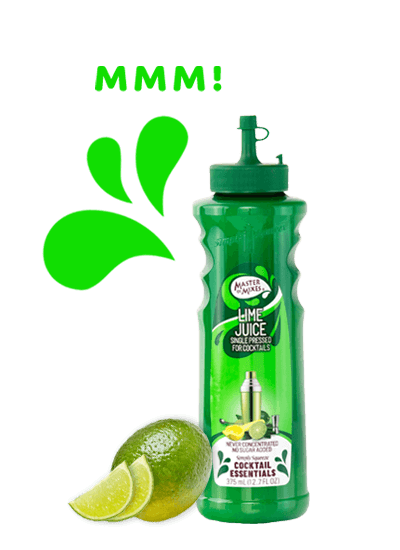 MASTER OF MIXES LIME JUICE Single press 375ML