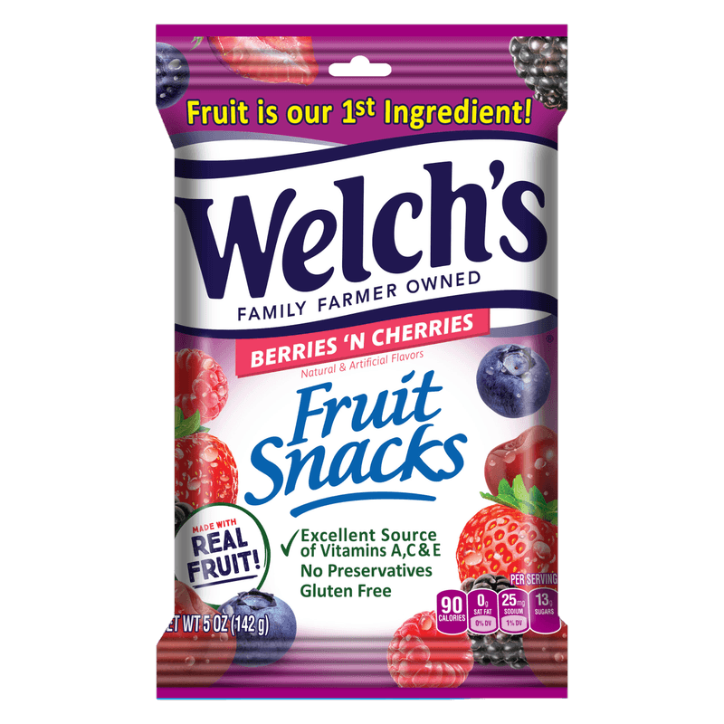 WELCH'S BERRIES N CHERRIES 2.2OZ