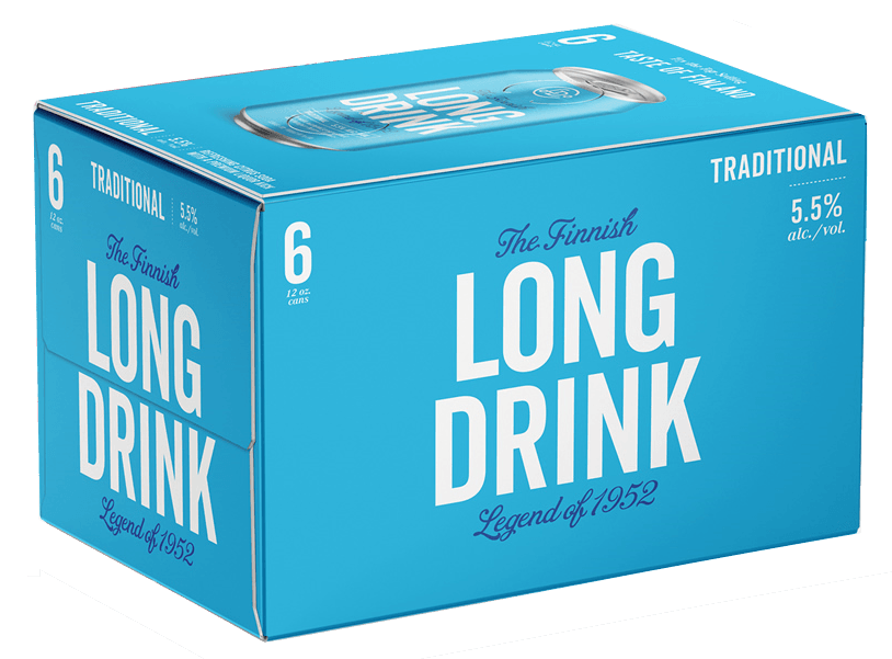 LONG DRINK PREMIX GIN & SODA 6PK