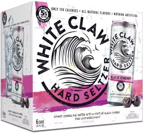 WHITE CLAW BLACK CHERRY 12OZCN 6PK