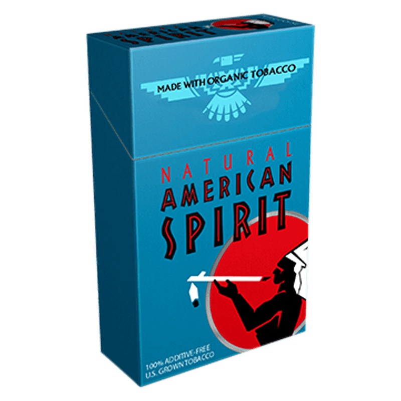 AMERICAN SPIRITS ORGANIC-TURQUOISE BOX