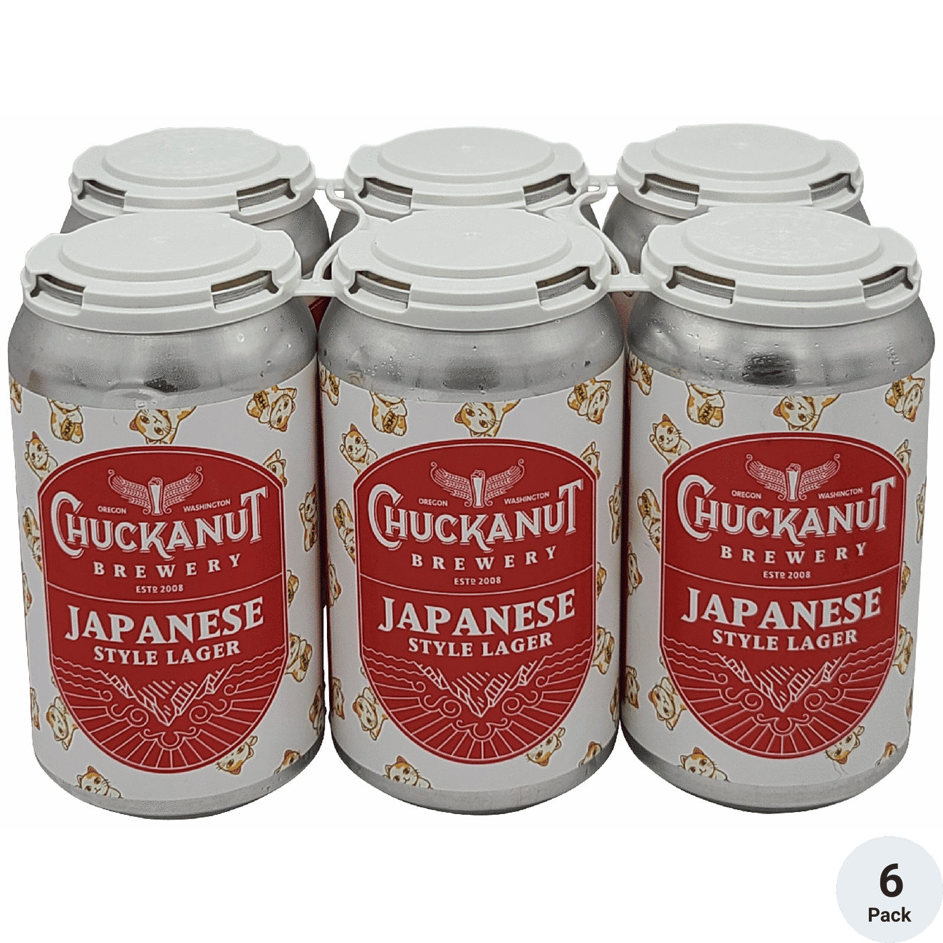 CHUCKANUT BREWING JAPANESE STYLE LAGER 6PK