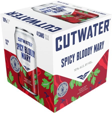 CUTWATER BLOODY MARY SPICY 4PK