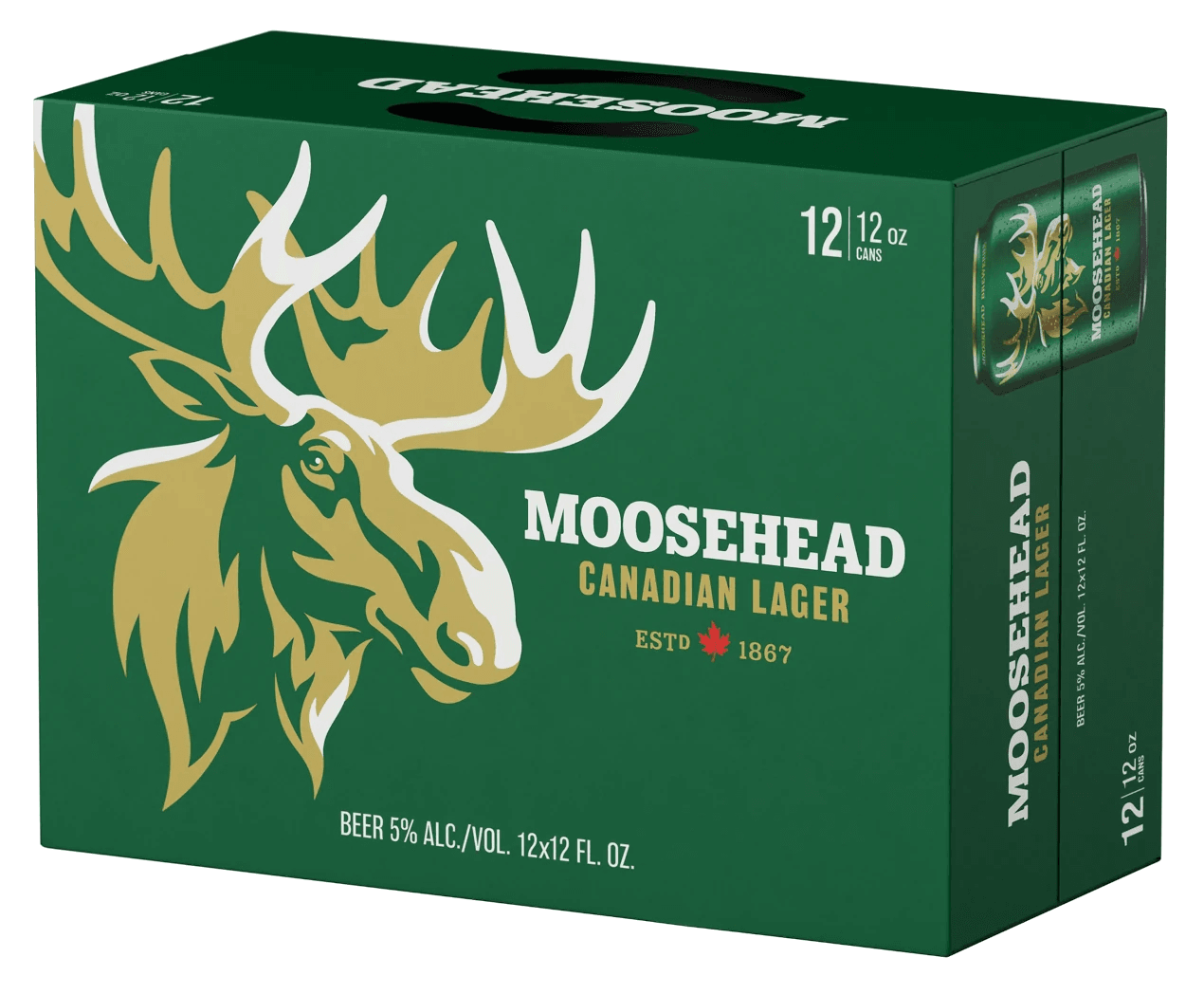 MOOSEHEAD REGULAR 12OZ cans 12PK