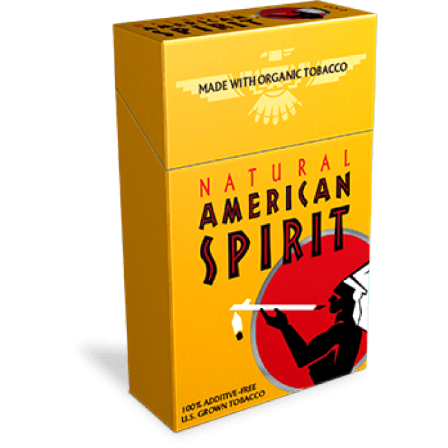 AMERICAN SPIRITS ORGANIC MELLOW GOLD BOX