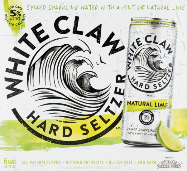 WHITE CLAW NATURAL LIME 6PK