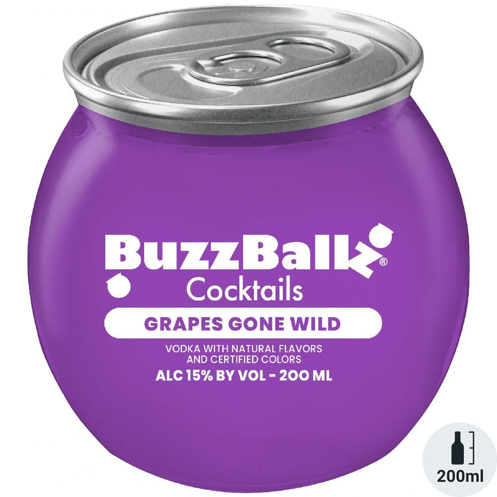 Q-BUZZ BALLZ GRAPES GONE WILD 200ML