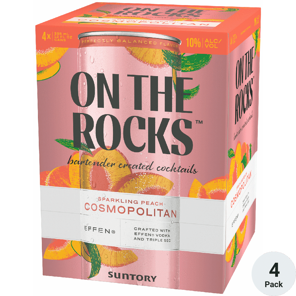 ON THE ROCKS SPARKLING COSMO 4PK
