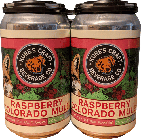 KURE'S COCKTAIL RASPBERRY CO MULE 4PK