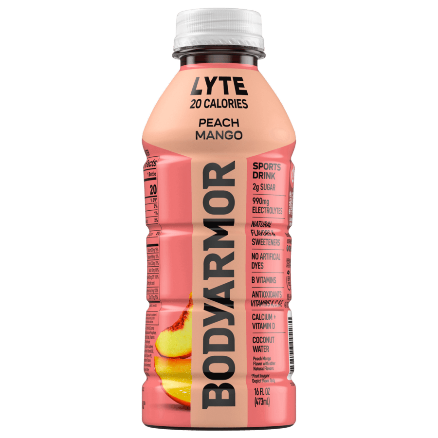 BodyArmor LYTE Peach Mango 20oz