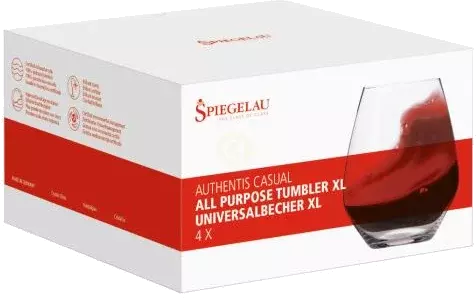 SPIEGELAU GLASS - TUMBLER XL 4PK