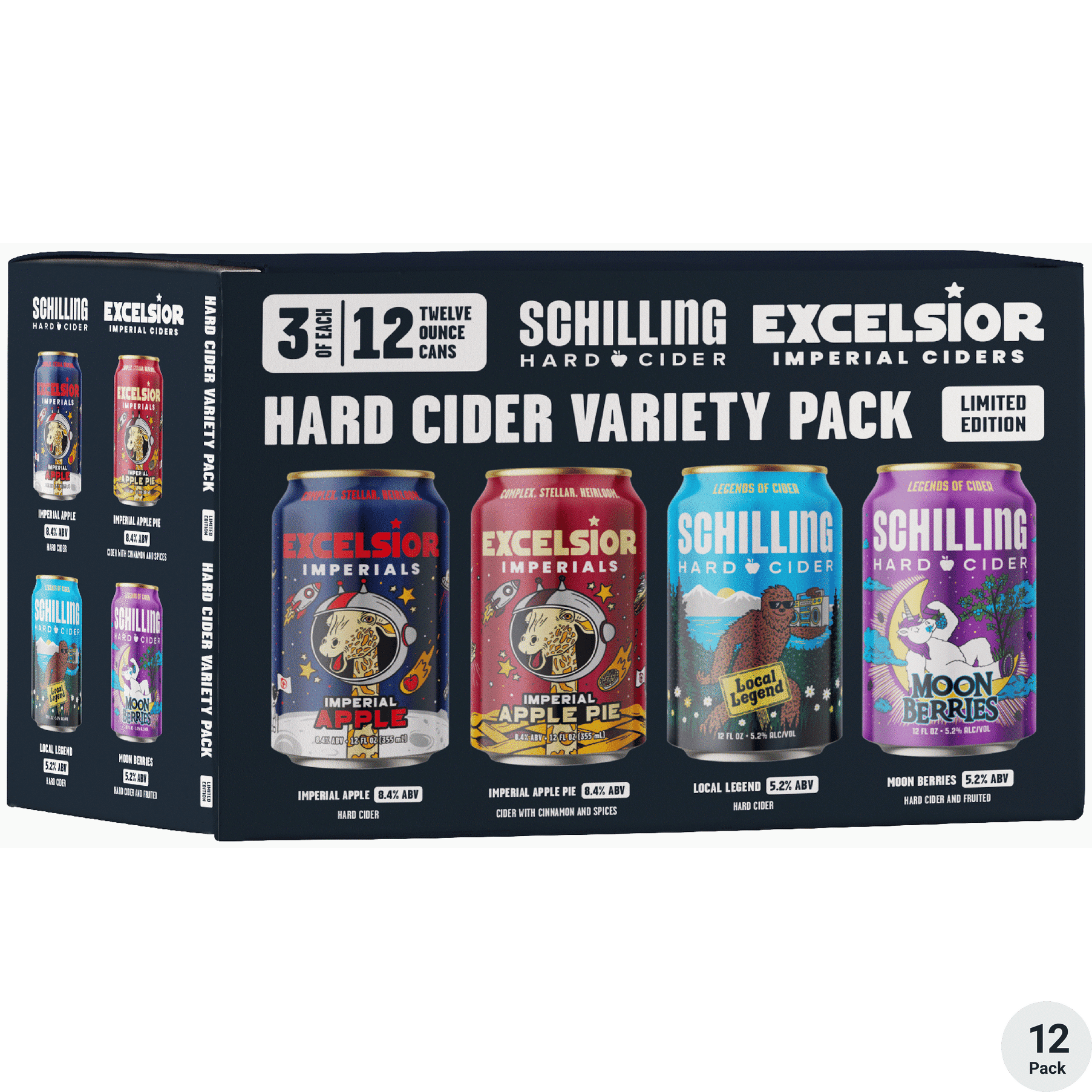 SCHILLING CIDERS SAMPLER 12PK