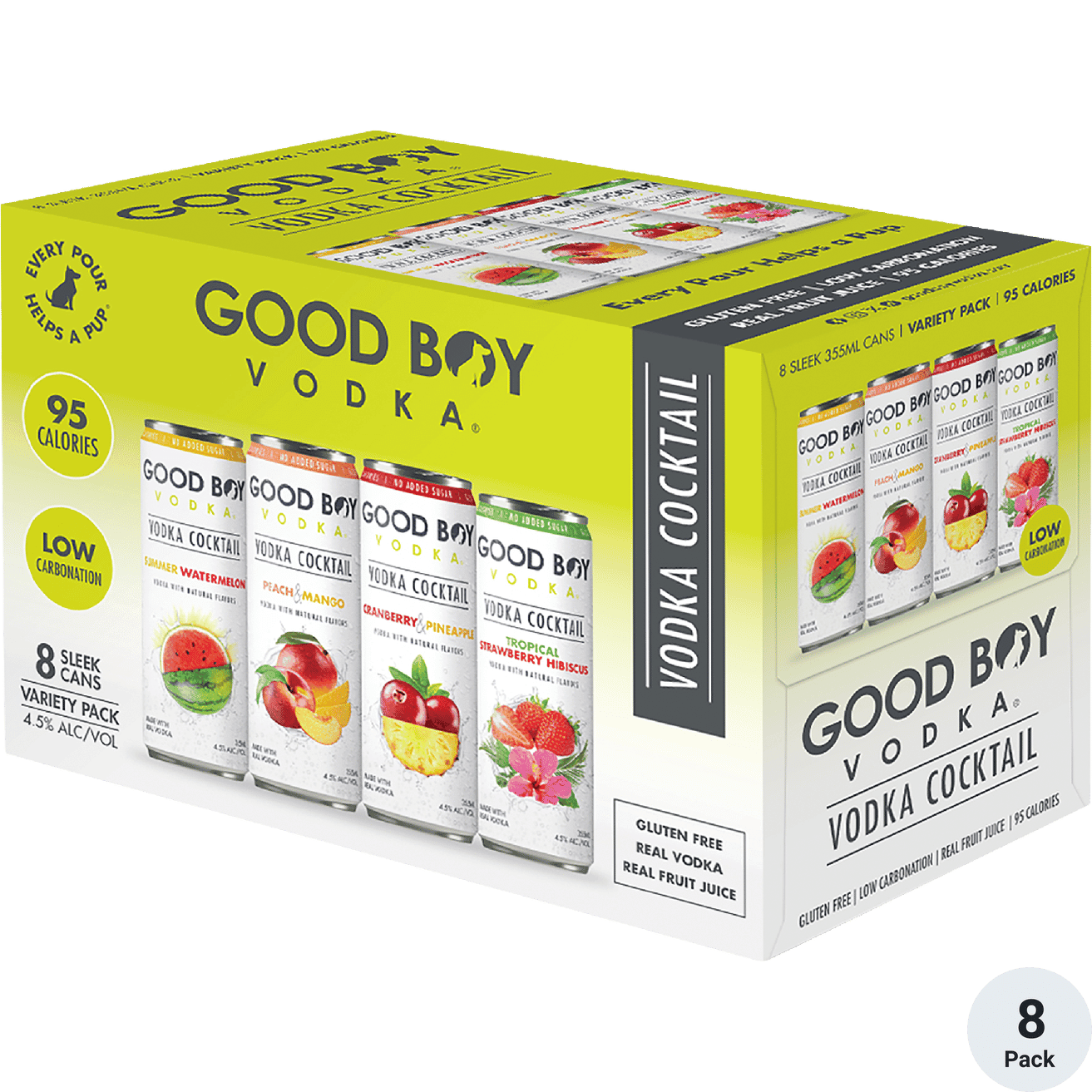 GOOD BOY VODKA COCKTAIL 8PK