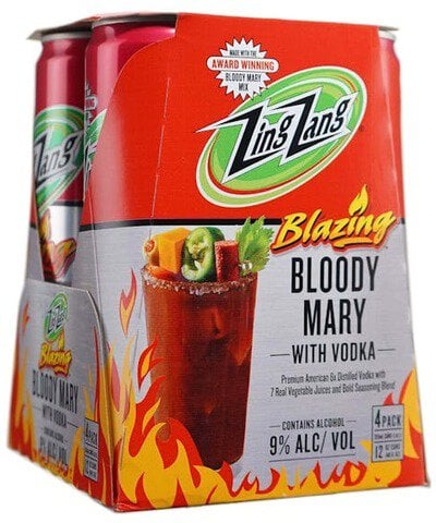 ZING ZANG CANS BLAZING BLOODY MARY 4PK