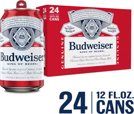 BUDWEISER REG 12OZ CANS 24PK
