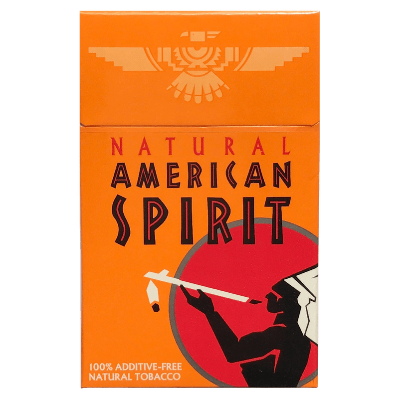 AMERICAN SPIRITS ORANGE MELLOW BOX