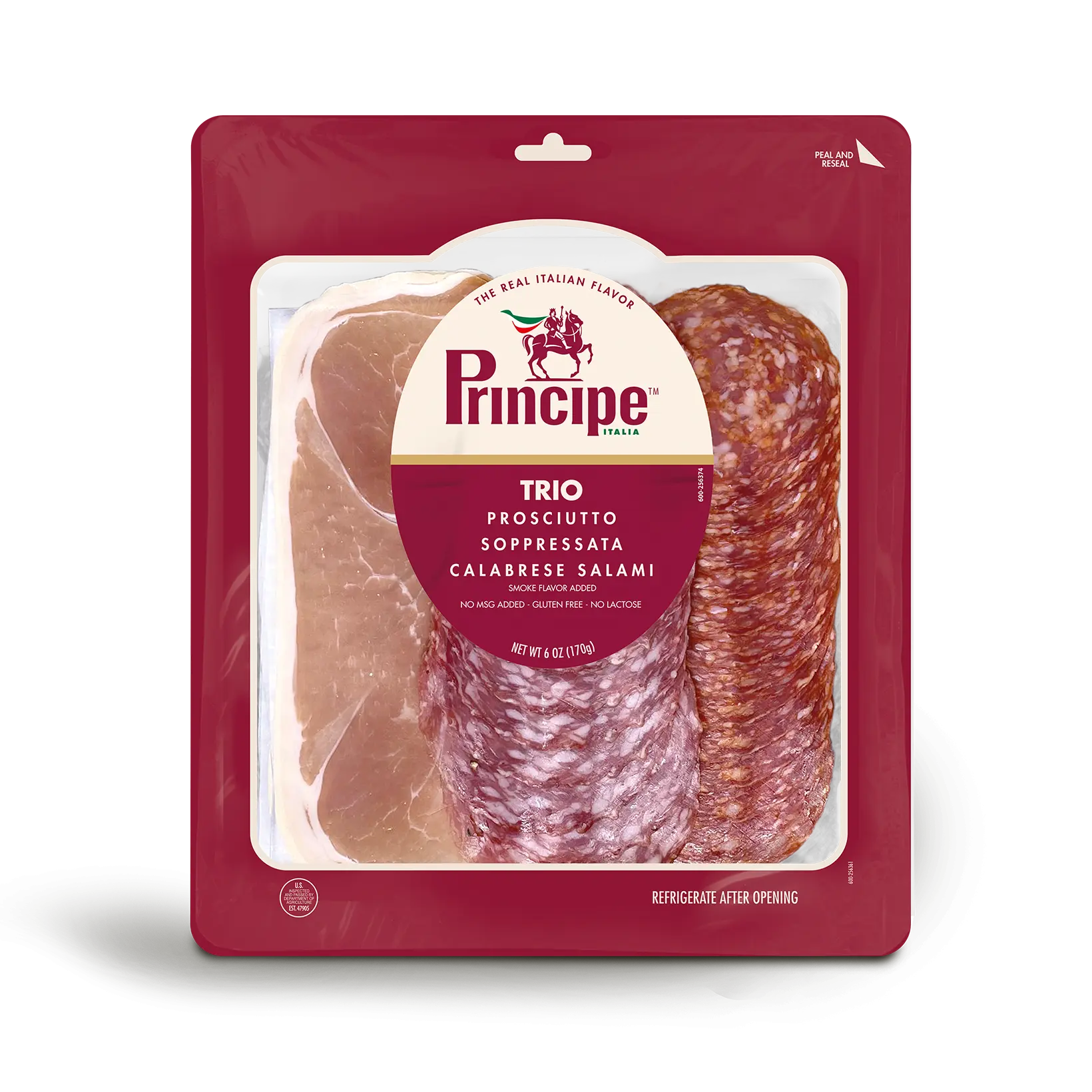 Principe TRIO PROSIUTTO SOPPRES CALABRES 6OZ
