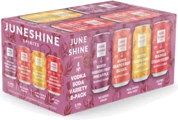 JUNE SHINE SPIRITS SAMPLER VODKA 8PK