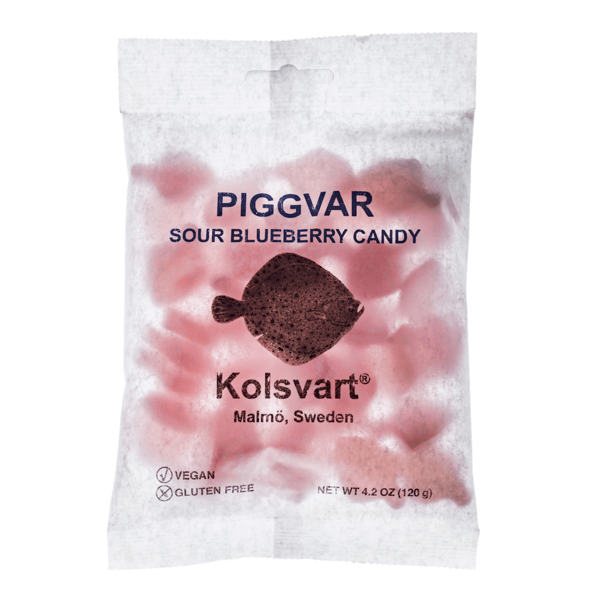 KOLSVART PIGGVAR SOUR BLUEBERRY 4.2OZ