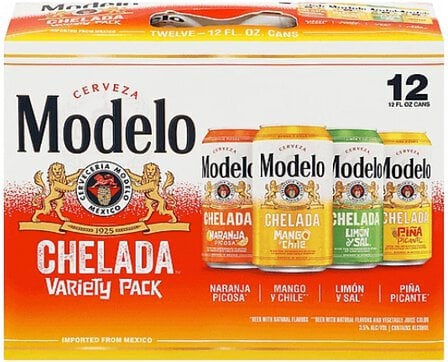 MODELO CHELADA SAMPLER CHELADA 12OZ 12PK
