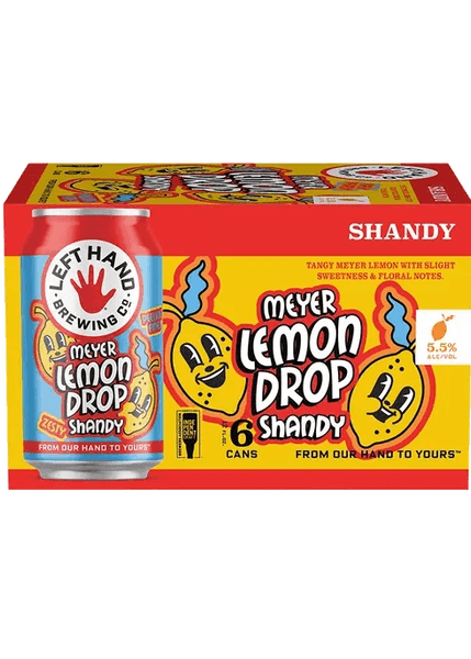 LEFT HAND MEYER LEMON DROP 12OZ CANS 6PK