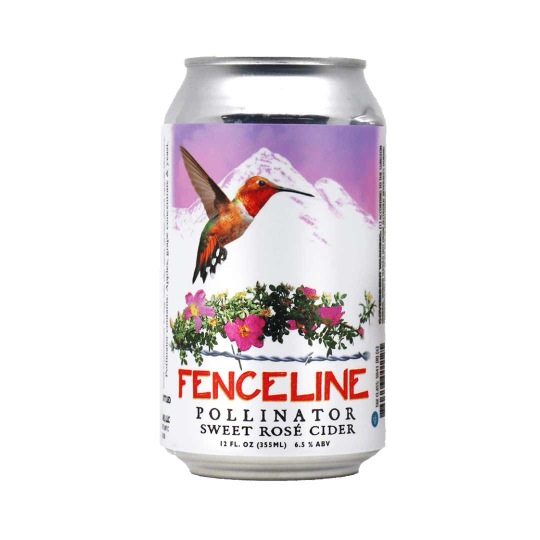 FENCELINE CIDER POLLINATOR SWEET ROSE CIDER 12OZ CANS 4PK