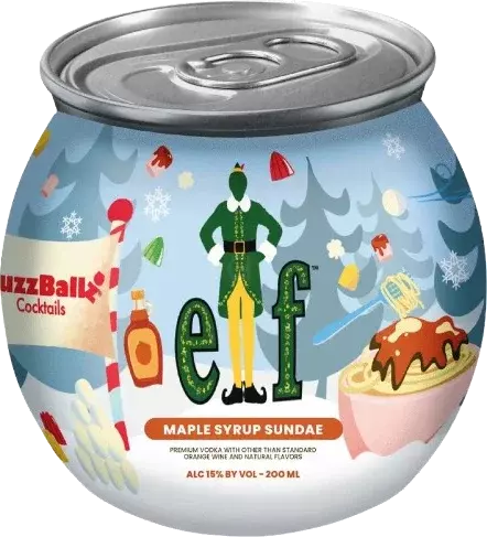 Q-BUZZ BALLZ MAPLE SYRUP SUNDAE 200ML