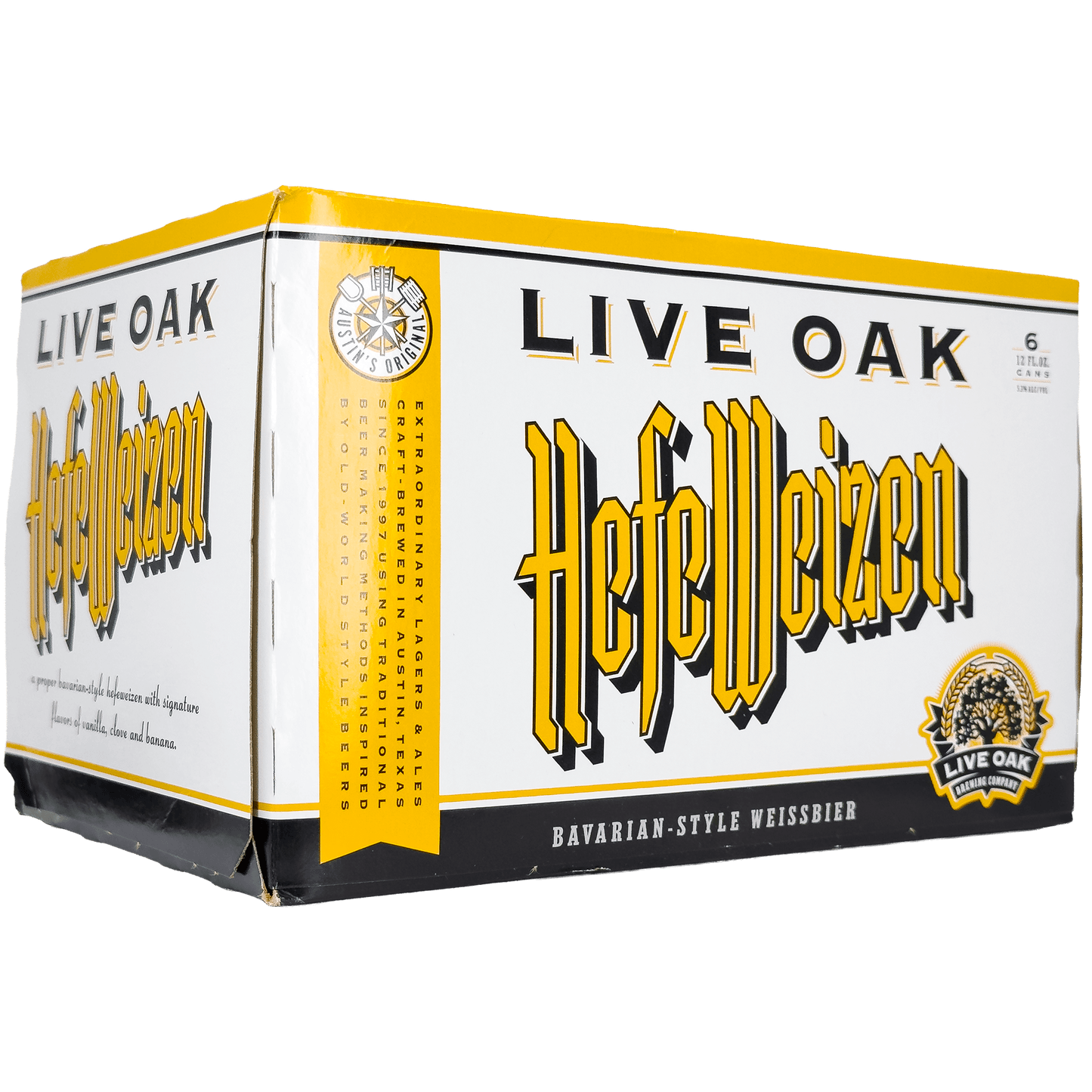 LIVE OAK BREWING CO HEFEWEIZEN 12OZ CANS 6PK