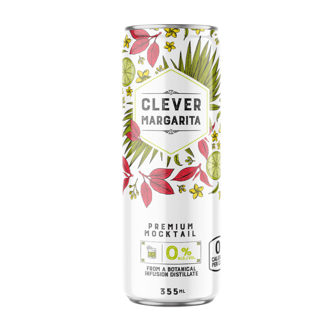 CLEVER MOCKTAILS MARGARITA 4PK